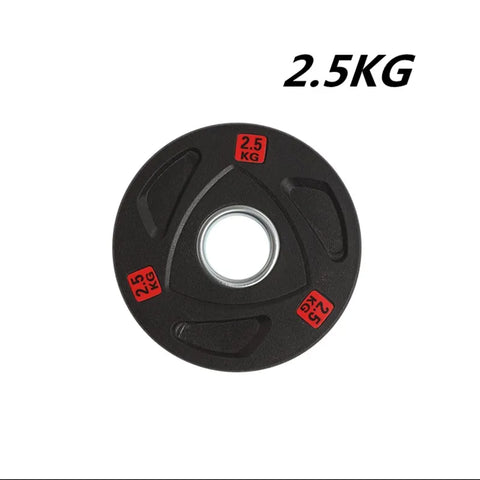 Gym Fitness Rubber-covered Barbell Disc Plates