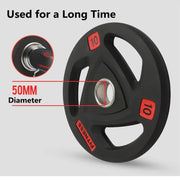 Gym Fitness Rubber-covered Barbell Disc Plates