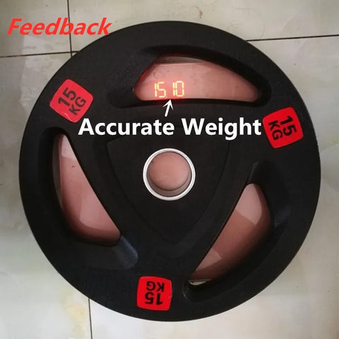 Gym Fitness Rubber-covered Barbell Disc Plates