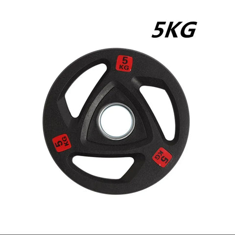 Gym Fitness Rubber-covered Barbell Disc Plates