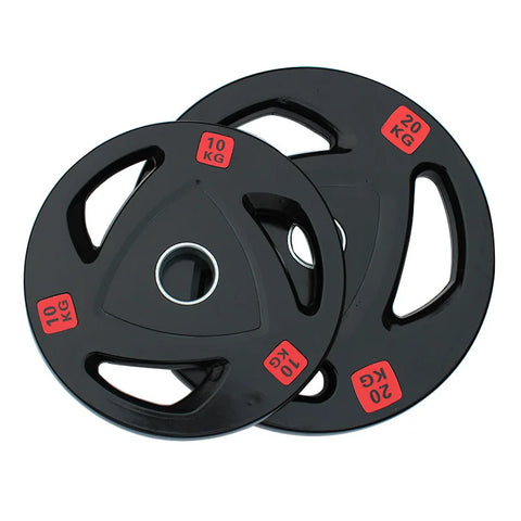 Gym Fitness Rubber-covered Barbell Disc Plates