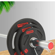 Gym Fitness Rubber-covered Barbell Disc Plates