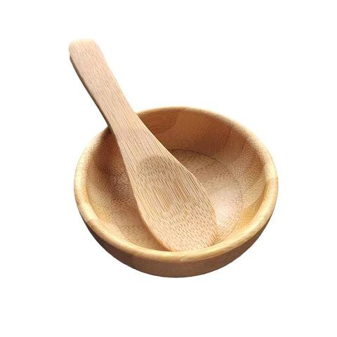 Mini Size Bamboo DIY Face Mask Mixing Bowl