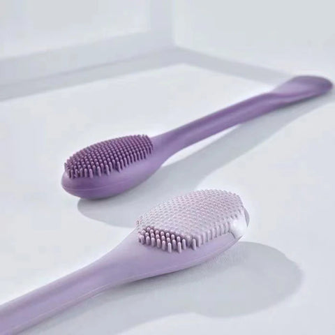 Double Head Silicone Facial Mask Brush