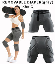 Hip Padded Shorts Sport Short Pants for Skating