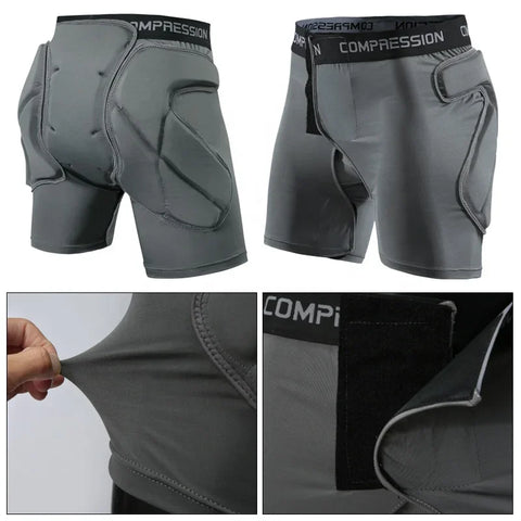 Hip Padded Shorts Sport Short Pants for Skating