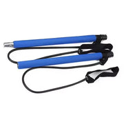 Portable Yoga Pilates Bar Stick with Resistance Band