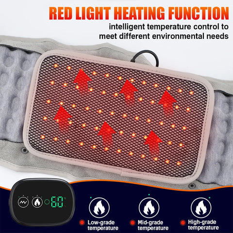 Inflatable Belt Red Light Heating Vibration Massage Airbag