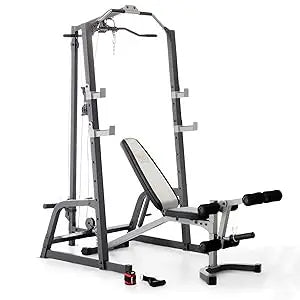 Pro Deluxe Cage System with Weightlifting Bench