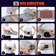 Inflatable Belt Red Light Heating Vibration Massage Airbag