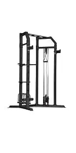 Pro Deluxe Cage System with Weightlifting Bench