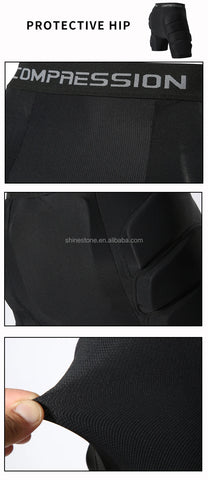 Hip Padded Shorts Sport Short Pants for Skating