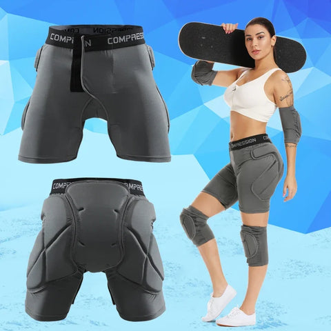 Hip Padded Shorts Sport Short Pants for Skating