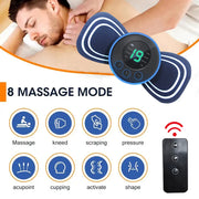 Mini Cervical Spine Patch Remote Control and Portable Massager