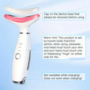 Rechargeable Facial And Neck Massager Tri-Color