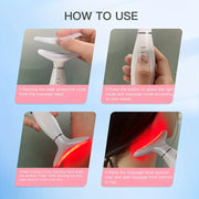 Rechargeable Facial And Neck Massager Tri-Color