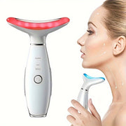 Rechargeable Facial And Neck Massager Tri-Color