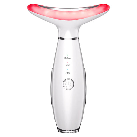 Rechargeable Facial And Neck Massager Tri-Color